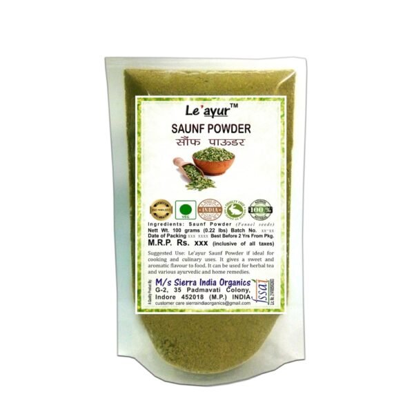 Saunf (Fennel Seeds) Powder 100 grams x 2 units