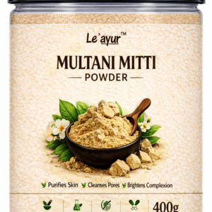 leayur multani mitti fullers earth powder for face pack