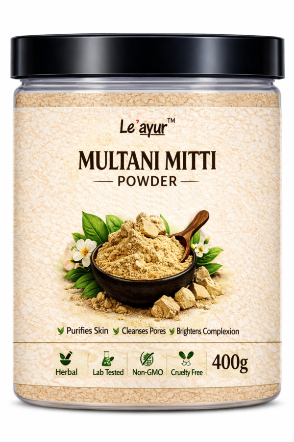 Multani Mitti Powder | Fuller’s earth | 400 grams Jar